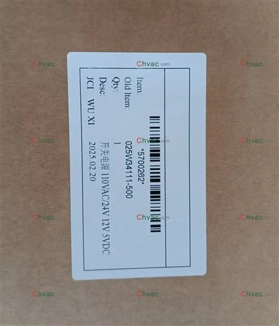 यॉर्क स्पेयर पार्ट्स 025 34111 000 बिजली आपूर्ति