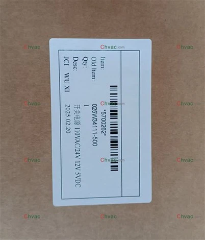 यॉर्क स्पेयर पार्ट्स 025 34111 000 बिजली आपूर्ति